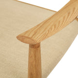 Harlow American Oak Occasional Chair – Natural