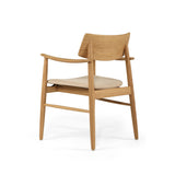 Harlow American Oak frame Dining Armchair – Natural