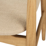 Harlow American Oak frame Dining Armchair – Natural