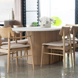 Harlow Black American Oak Dining Chair – Natural