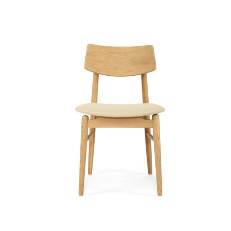 Harlow Black American Oak Dining Chair – Natural