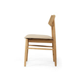 Harlow Black American Oak Dining Chair – Natural