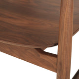 Harlow Black American Walnut Dining Armchair – Walnut with Timber Seat