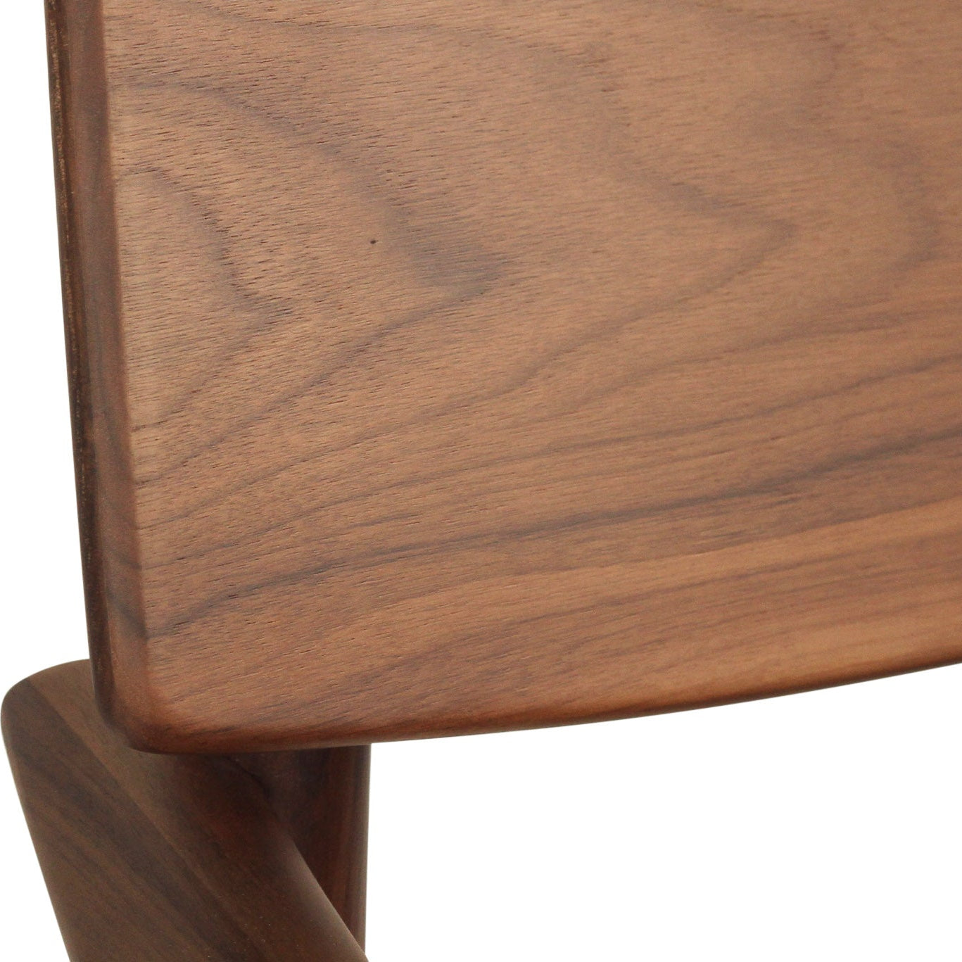 Harlow Black American Walnut Dining Armchair – Walnut with Timber Seat