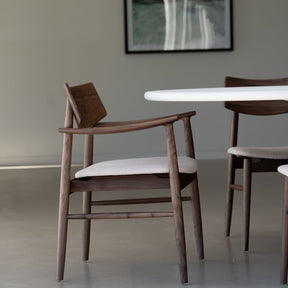 Harlow Black American Walnut Dining Chair – Walnut
