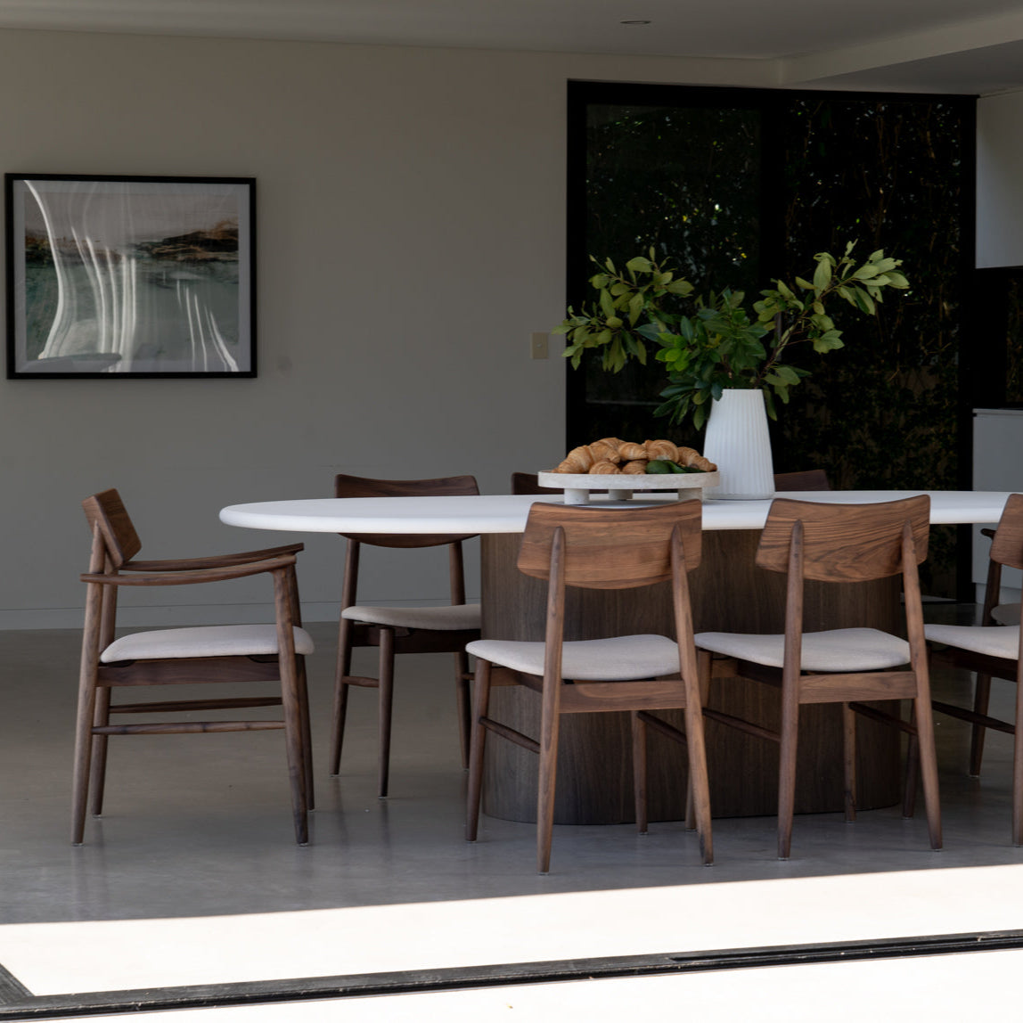 Harlow Black American Walnut Dining Chair – Walnut