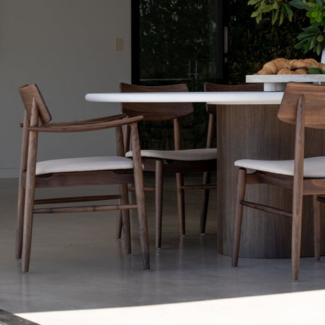 Harlow Black American Walnut Dining Chair – Walnut
