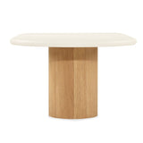 Harlow Oak veneer Oval Coffee Table – 1.5m – Natural Oak Base