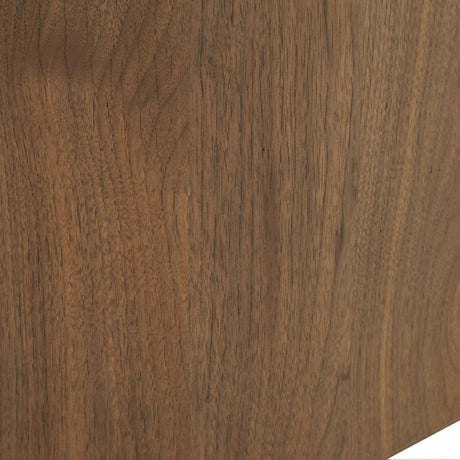 Harlow Oak veneer  Oval Coffee Table – 1.5m – Walnut Base