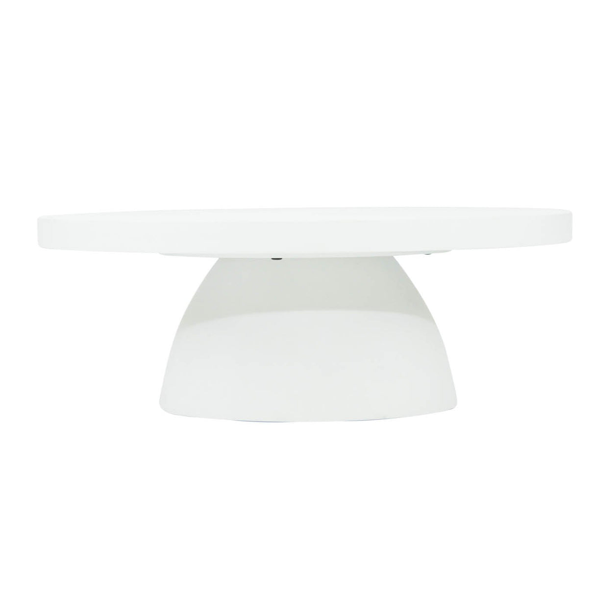 Harper White Micro Cement Coffee Table 0.8m