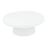 Harper White Micro Cement Coffee Table 0.8m
