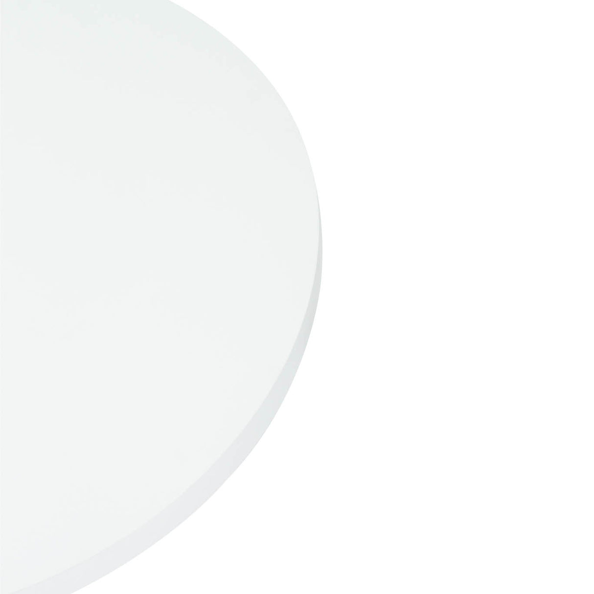 Harper White Micro Cement Coffee Table 0.8m