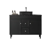 Harrington Floor PVC Cabinet Vanity 1200mm (Matte Black) (Double Bowl)