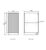 Havana Laundry Base Cabinet (415x584x880) drawing