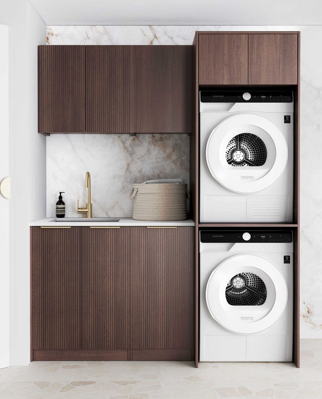 Havana Sable Walnut Laundry Kit 1715x600x2100