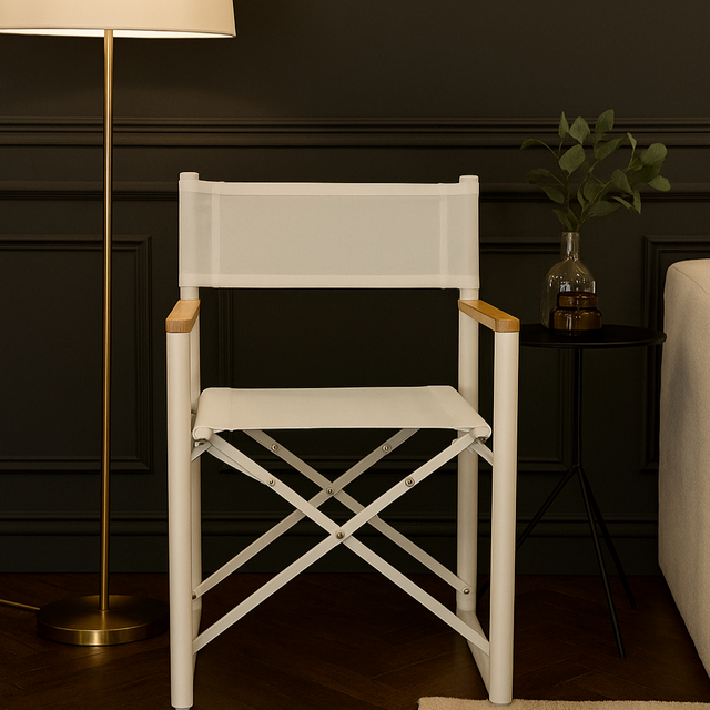 Hayden Outpost Teak Director Chair - 0.855m