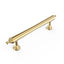Heirloom - Brushed Brass Handle (Premium Solid Brass Construction)