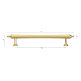 Heirloom - Brushed Brass Handle (Premium Solid Brass Construction)