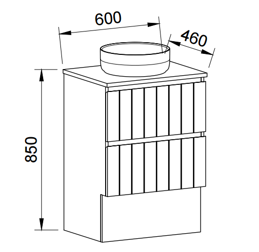 Timberline HENLEY Floor Standing Vanity (All Sizes)