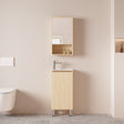 Hera Floor Standing Vanity-MDF-Slim-Tas Oak-400-550mm - 01