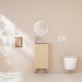 Hera Floor Standing Vanity-MDF-Slim-Tas Oak-400-550mm - 02