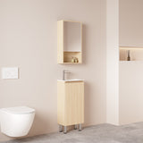 Hera Floor Standing Vanity-MDF-Slim-Tas Oak-400-550mm - 03