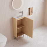 Hera Floor Standing Vanity-MDF-Slim-Tas Oak-400-550mm - 04