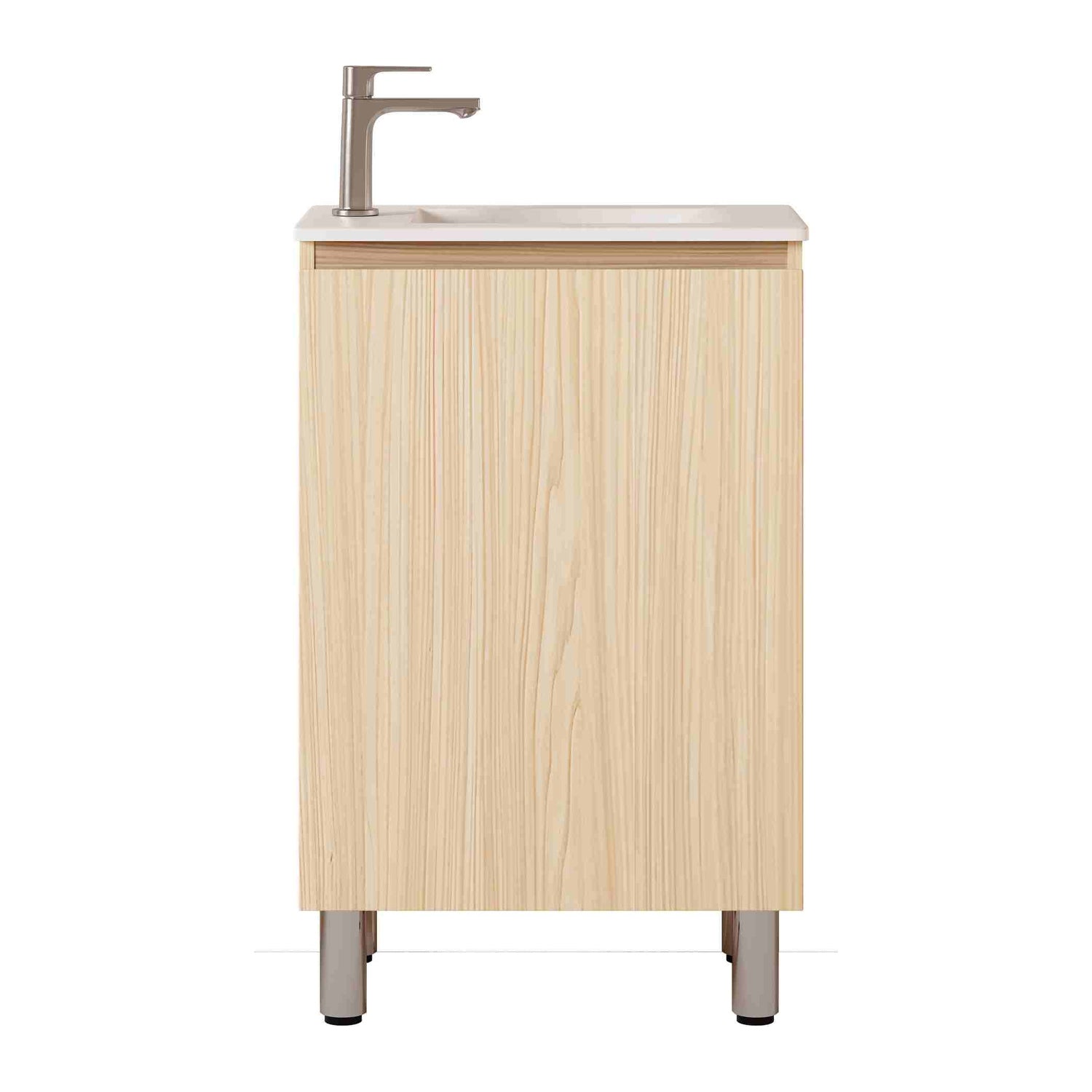 Hera Floor Standing Vanity-MDF-Slim-Tas Oak-400-550mm - 11