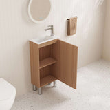 Hera Vanity Floor Standing-MDF-Slim Cabinet-Elegant Oak - 04