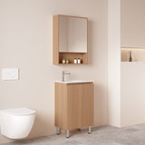 Hera Vanity Floor Standing-MDF-Slim Cabinet-Elegant Oak - 09