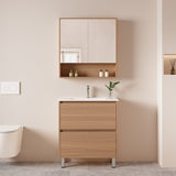Hera Vanity Floor Standing-MDF-Slim Cabinet-Elegant Oak 750mm - 01