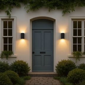 Herron Exterior Wall Light Black IP54