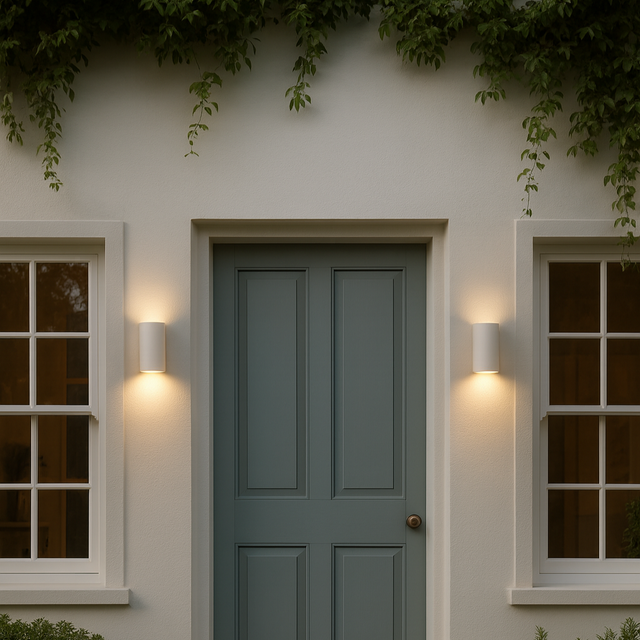 Herron Exterior Wall Light White IP54