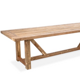 Highlander Teak Outdoor Dining Table – 2.3m