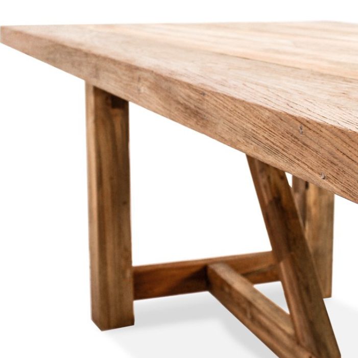 Highlander Teak Outdoor Dining Table – 2.3m