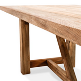 Highlander Teak Outdoor Dining Table – 2.3m