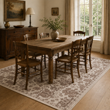 Horizon Ivory Brown Traditional Rug H107