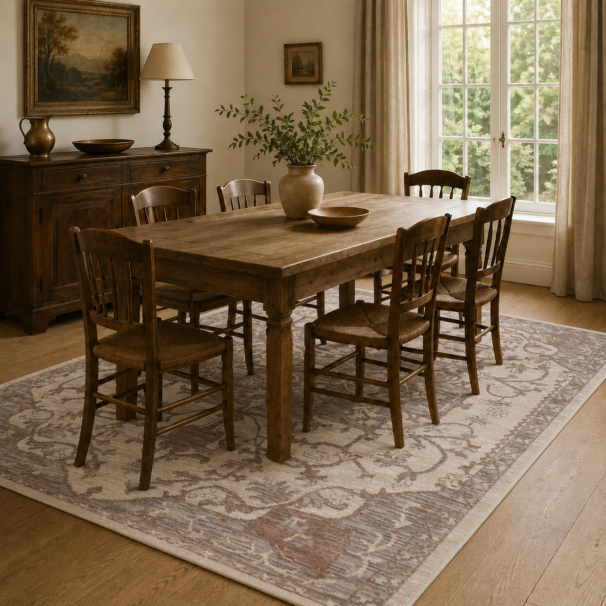 Horizon Ivory Medallion Rug H115