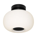 Hutton 1 Light Batten Fix Black