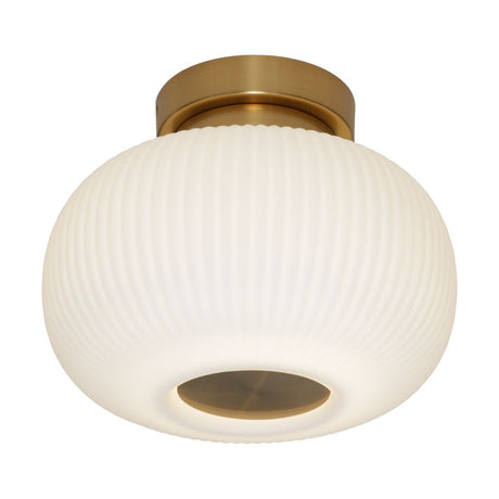 Hutton 1 Light Batten Fix Gold