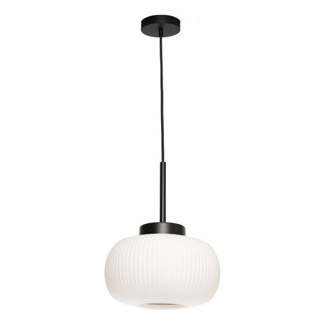 Hutton 1 Light Pendant Black