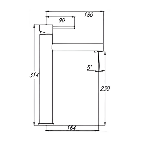 Ideal High Basin Mixer IDB9