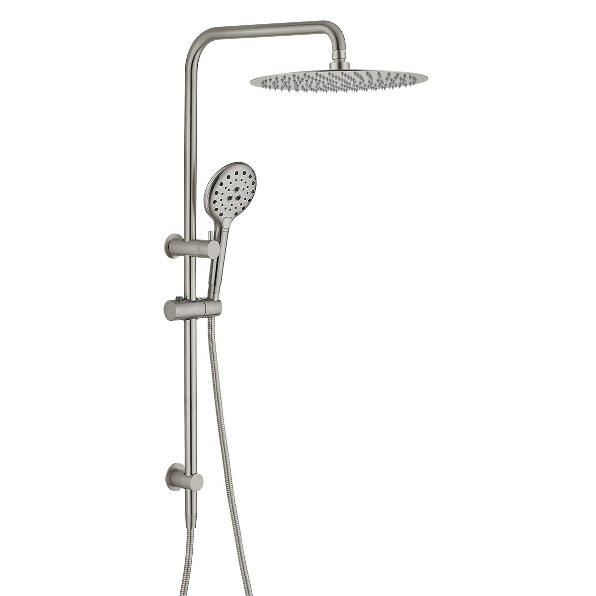 IDSSR1-BN-Ideal Shower System With Rail (Brushed Nickel)