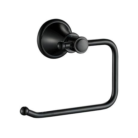 IKON Clasico Toilet Roll Holder - Matte Black