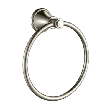 IKON Clasico Towel Ring (Brushed Nickel)