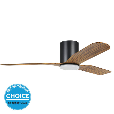 ILUKA 52 DC Hugger Ceiling Fan with LED Light 