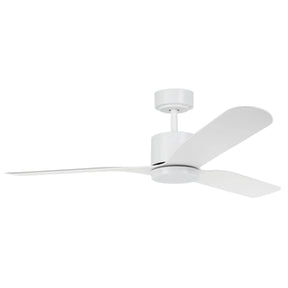 ILUKA 52 DC ceiling fan with LED light (Matte White)