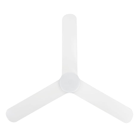 ILUKA 52 DC ceiling fan with LED light (Matte White)