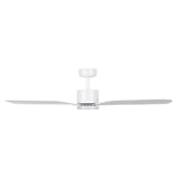 ILUKA 52 DC ceiling fan with LED light (Matte White)