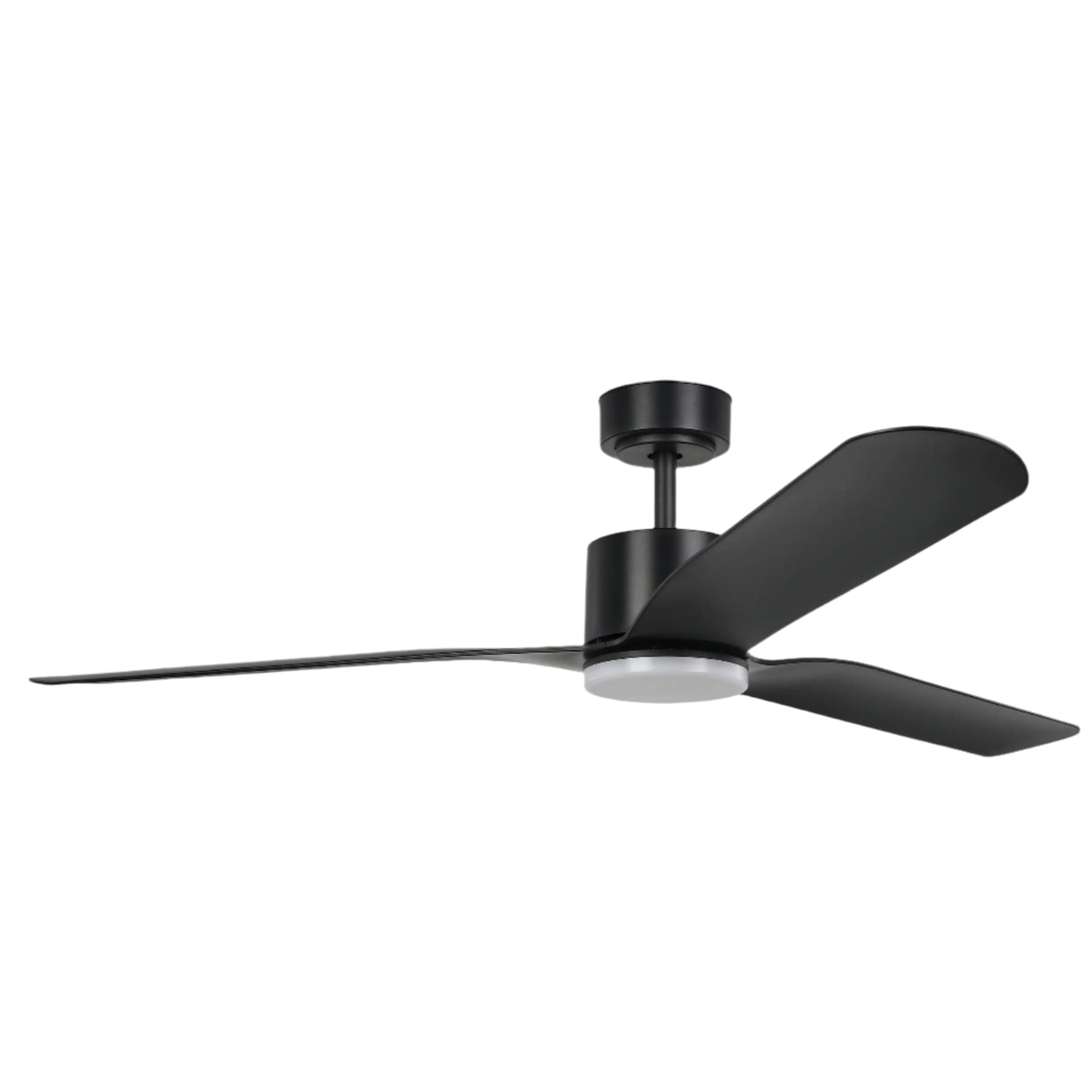 ILUKA 60 DC Ceiling Fan with LED Light (Matte Black)